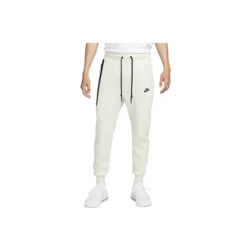 Nike Sportswear Tech Fleece Knitted Sweatpants Men's Ivory White