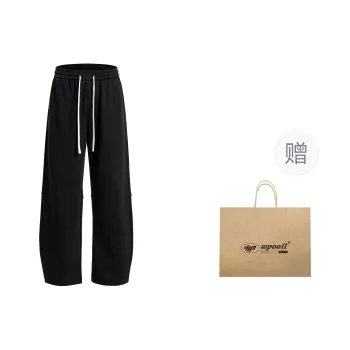 WPOOLL Spring Summer Knitted Sweatpants Men's