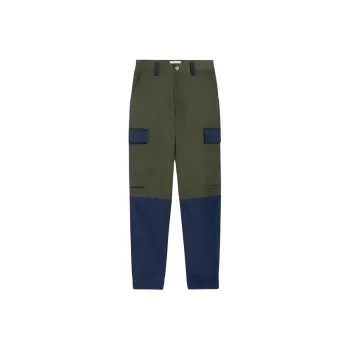 AMIPARIS FW24 Nylon Capsule Collection Cargo Pants Men's Olive Green
