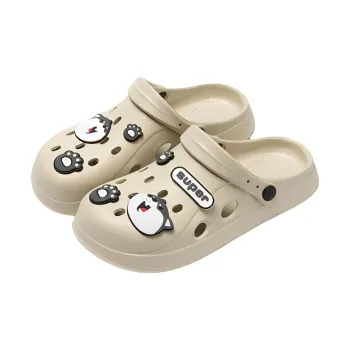 Lighthearted Thickened Slippers Summer Home Slip Resistant Bathroom Closed Toe Slippers