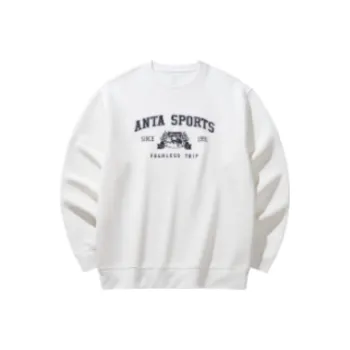 Anta Life Collection Sweatshirt Men's Papyrus White
