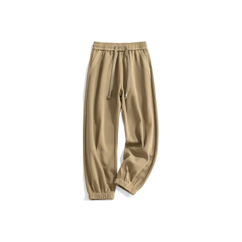 HCHUICHENG Casual Pants Unisex Caramel-7