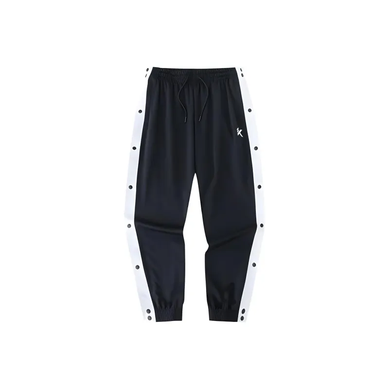 Anta Basketball Collection Knitted Sports Pants Men's Basic Black-0