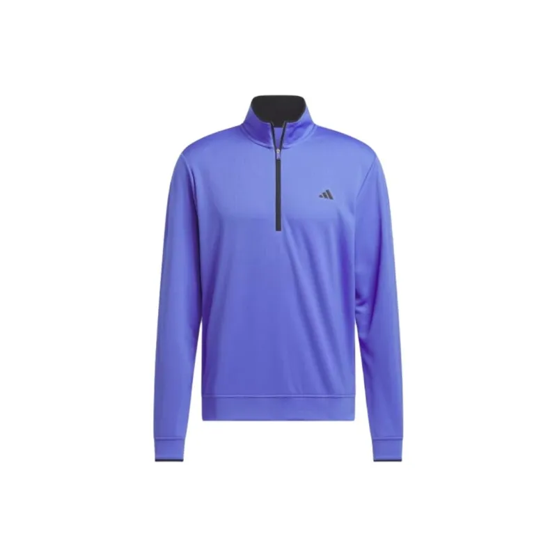 Adidas Lightweight Half-Zip Top Jackets Coats Men's Cobalt Blue-0
