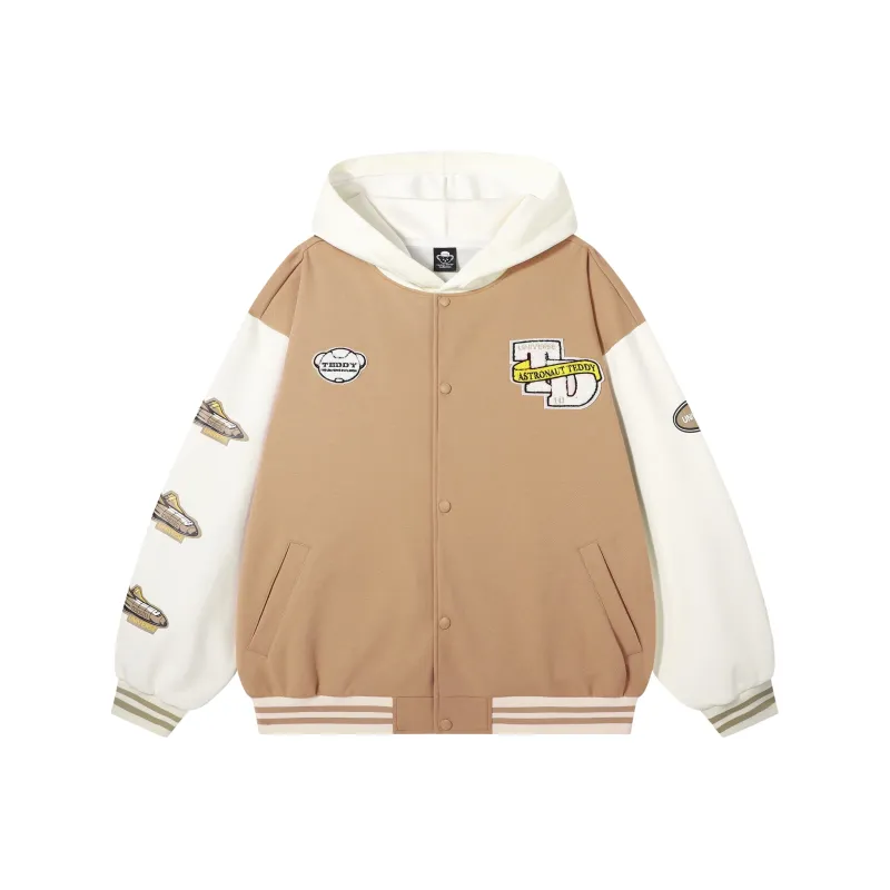 Teddy Bear Collection SpaceExplorer Series Baseball Jacket Coat Unisex-2