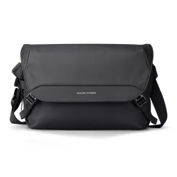 MARK RYDEN Oxford Shoulder Bag Men's Elegant Black