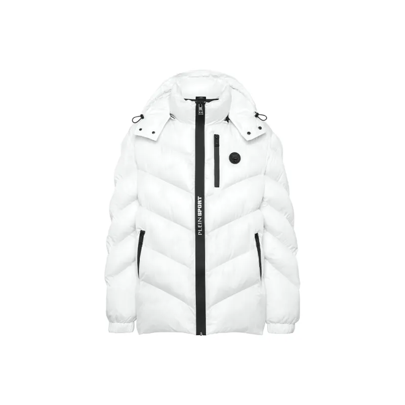 PLEIN SPORT Logo patch Puffer Jacket-0