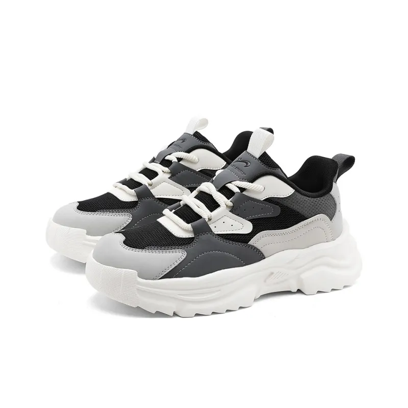 K bird Abrasion Resistant Breathable Height Increasing Low Top Chunky Sneakers Men's-3