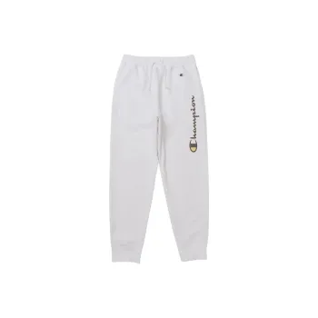 Champion SS24 Knitted Sports Pants Unisex White