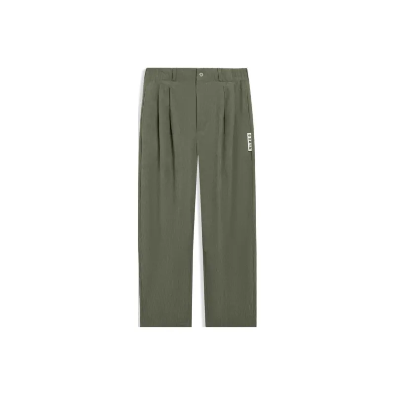 LiNing Casual Pants Men's Army Canvas Green-0