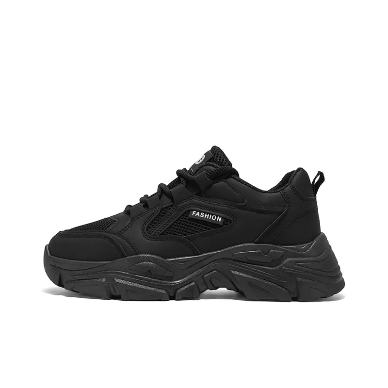 Yi Jiabao Abrasion Resistant Cushioning Low Top Chunky Sneakers Men's-0