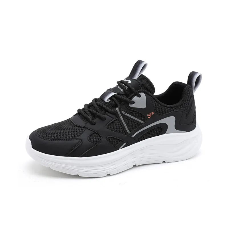 K bird Breathable Height Increase Low Top Casual Shoes Men's-2