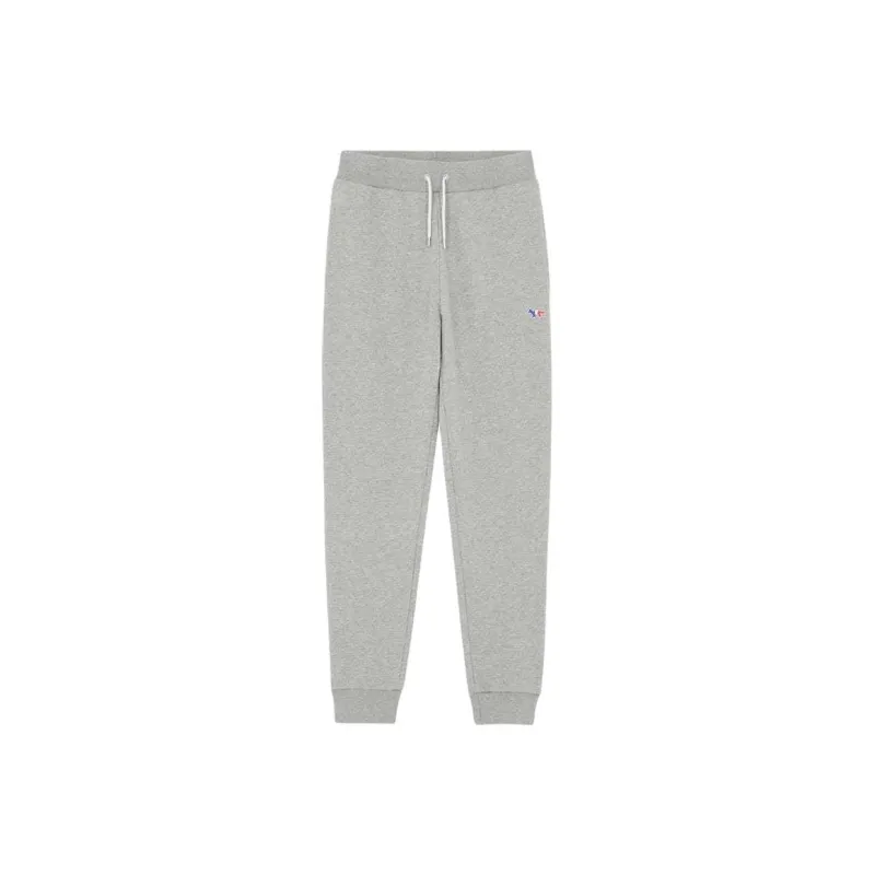 Maison Kitsune Knitted Sweatpants Unisex Gray-0