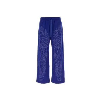 OFF WHITE Drawstring Wide Leg Trousers