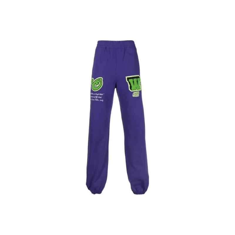 OFF WHITE Varsity Patch Sweatpants-0