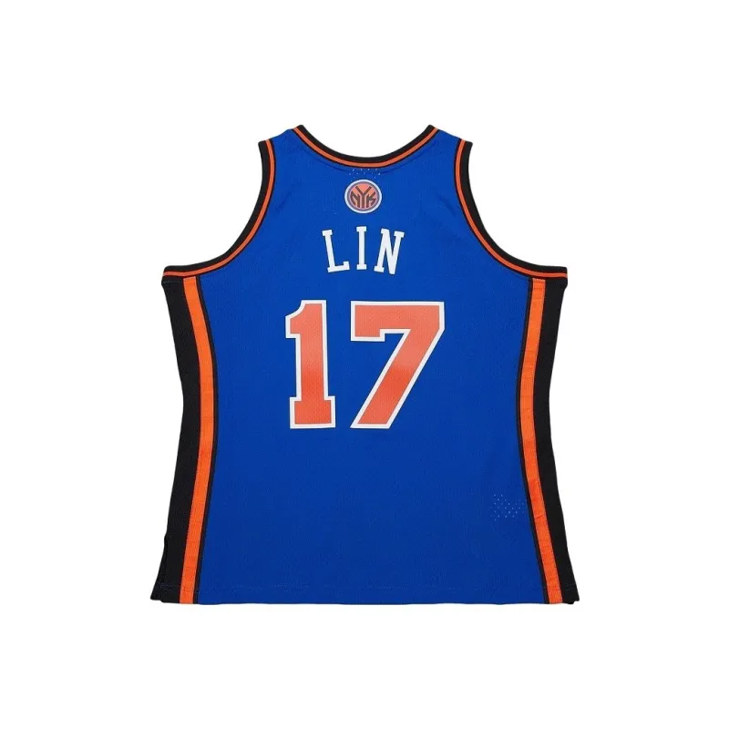 Mitchell & Ness x NBA New York Knicks SWINGMAN Fan Edition SS25 Basketball Jersey Men's Blue-1