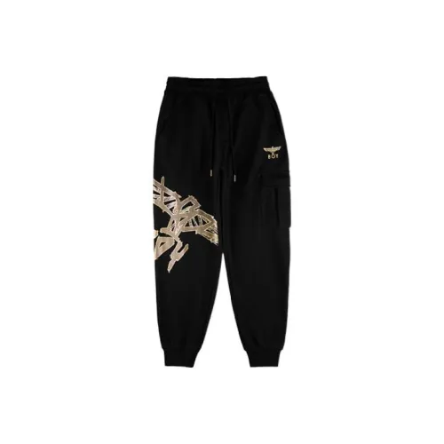 Boy London Casual Pants Unisex Black