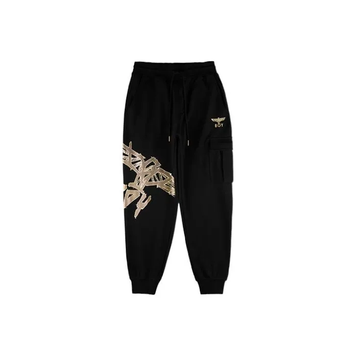 Boy London Casual Pants Unisex Black-0