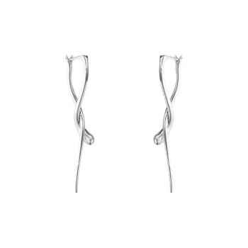 GEORG JENSEN 925 Sterling Silver Earrings Women's Silver