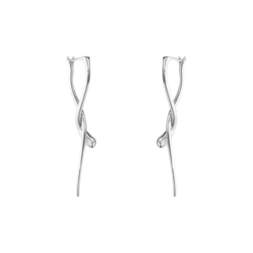 GEORG JENSEN 925 Sterling Silver Earrings Women's Silver
