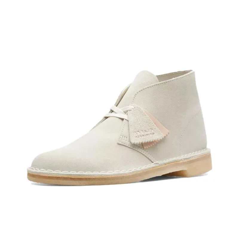 Clarks Desert Boots 'Off White Suede'-0