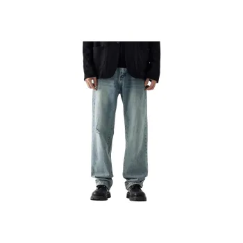 SONGS ALONG Jeans Men's Gray Dusty Blue