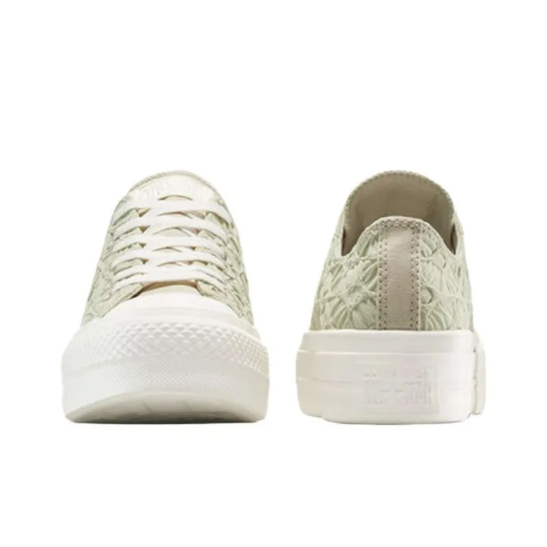 Converse Women's Chuck Taylor All Star Lift Platform Low 'Textured Material Pale Surplus' Women's-4