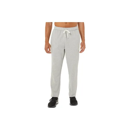 Asics Fleece Tapered Pant Knitted Sports Pants Men's Gray