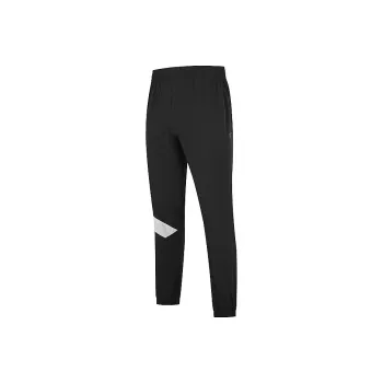 QIAODAN Knitted Sweatpants Men's Black/Light Mud Gray