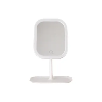 Sweet Pillow House LED Makeup Smart Adjustable Tricolor Light Portable Desktop Mirror
