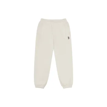 MLB Basic Collection Basic Boston Red Sox 24FW Knitted Sports Pants Unisex Dark Cream