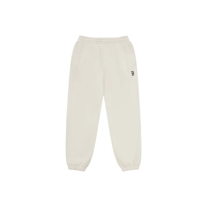 MLB Basic Collection Basic Boston Red Sox 24FW Knitted Sports Pants Unisex Dark Cream-0