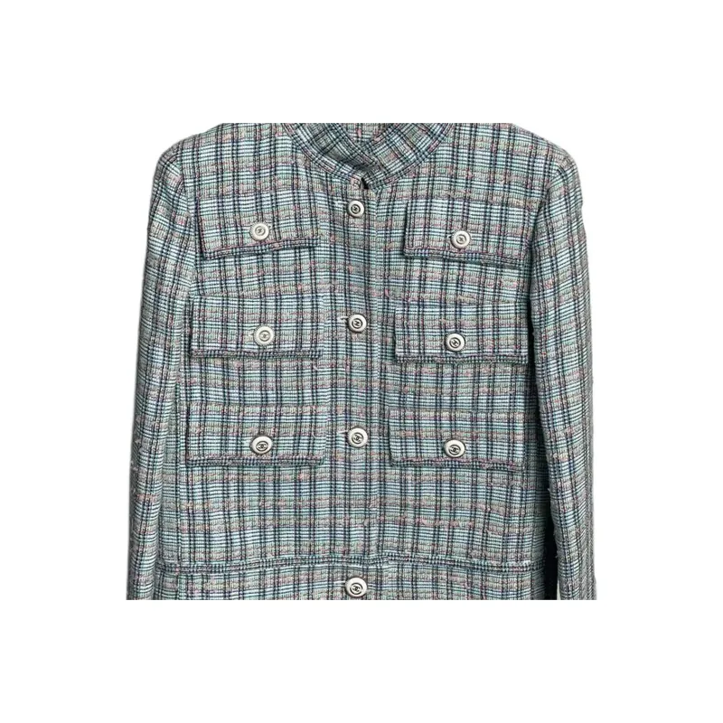 CHANEL 20C Pre Spring Vacation Collection Jackets & Coats Women's Gray-2