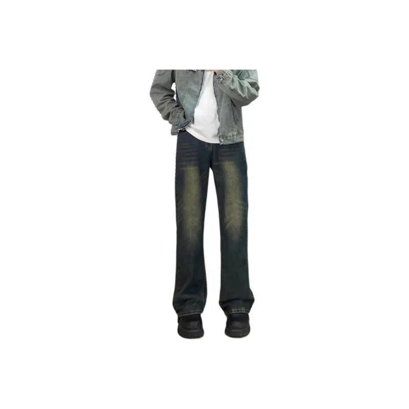 KVIV Jeans Men Vintage Blue -0