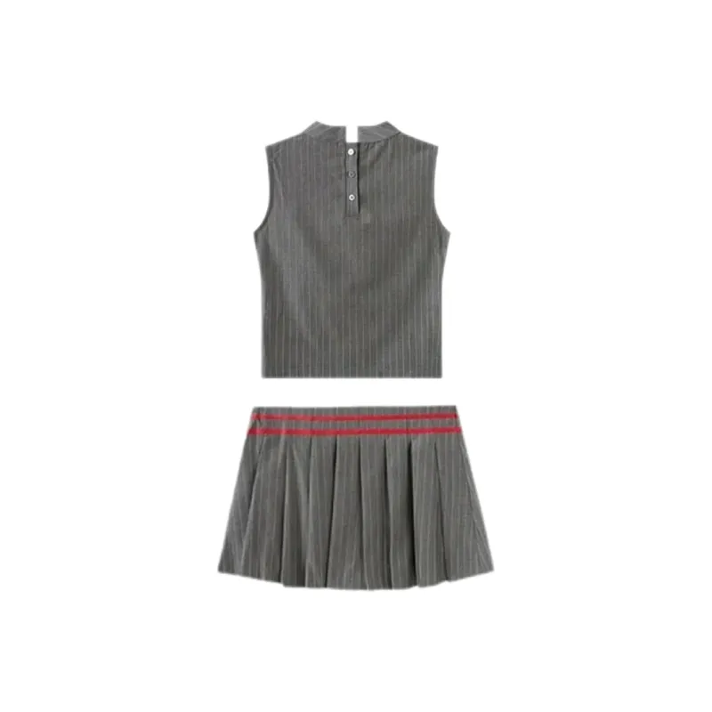 ABBY GODDESS Skirt Set Women's Color Block Stripes-1