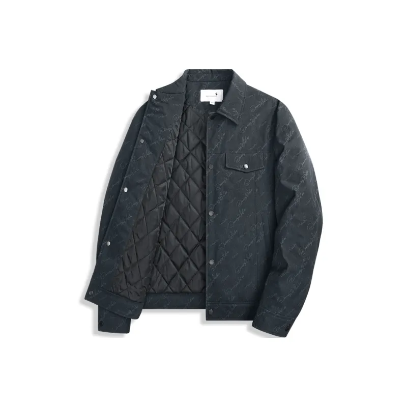 Dance With Wolves Jackets Coats Men's Navy Blue-0