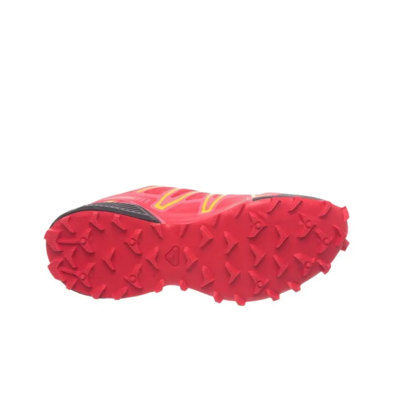 SALOMON Speedcross 3 Low Top Running Shoes Women's Red-4