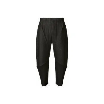 Homme Plissé Issey Miyake Casual Pants Men Black