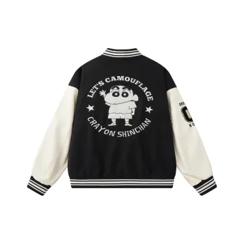 Crayon Shinchan Baseball Jacket Coat Unisex
