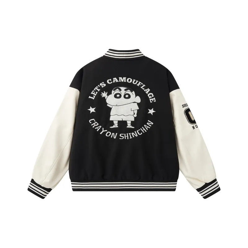 Crayon Shinchan Baseball Jacket Coat Unisex-0