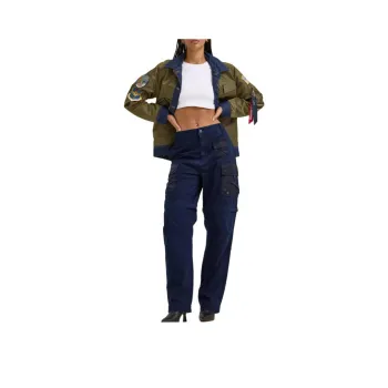 Lee X Alpha Industries Lee Co-branded Model Cargo Pants Unisex Indigo