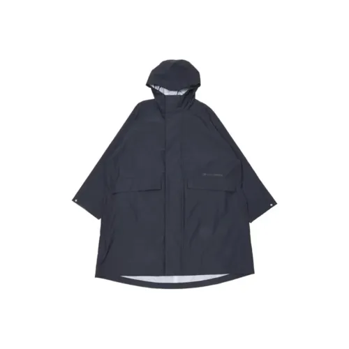 New Balance Met24 Hooded Long Jacket Jackets Coats Men's Marine Blue