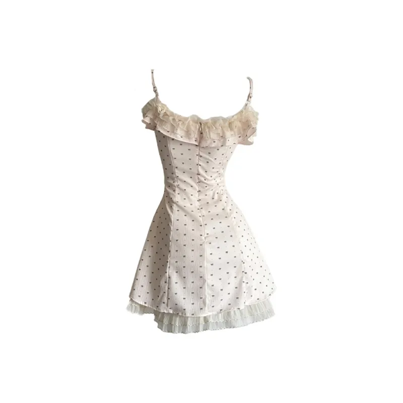 JOSR Slip Dresses Women's White-1