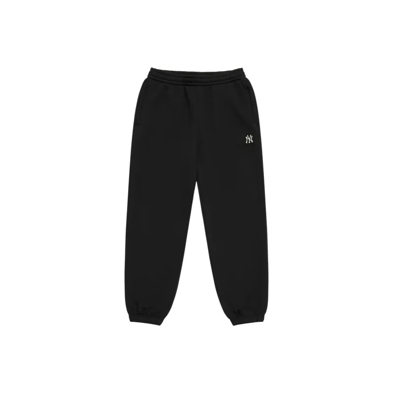 MLB New York Yankees Basic Collection 24FW Knitted Sports Pants Unisex Black-0