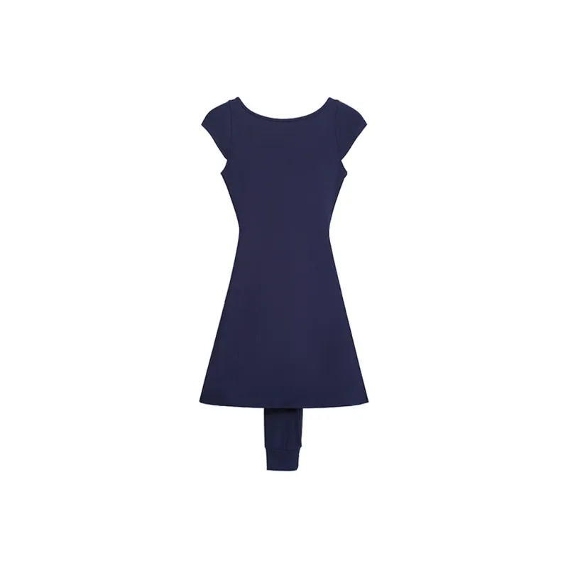 JOSR Short Sleeved Dress Women's Dark Blue-1