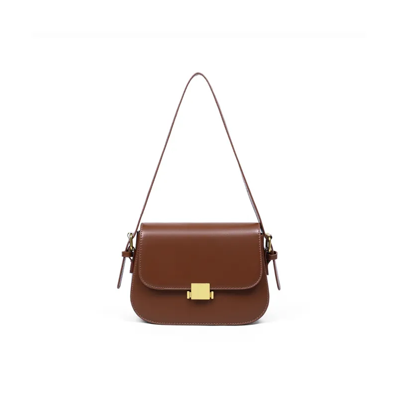PT'SON Cow Leather Small Square Bag, Underarm Crossbody Bag, Shoulder Bag Regular Women's Multicolor-4