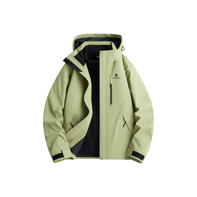 ROBINHOOD Water Resistant Windproof Breathable Warm Water Repellent Cold Resistant Rainproof Windbreaker Jacket Unisex-4