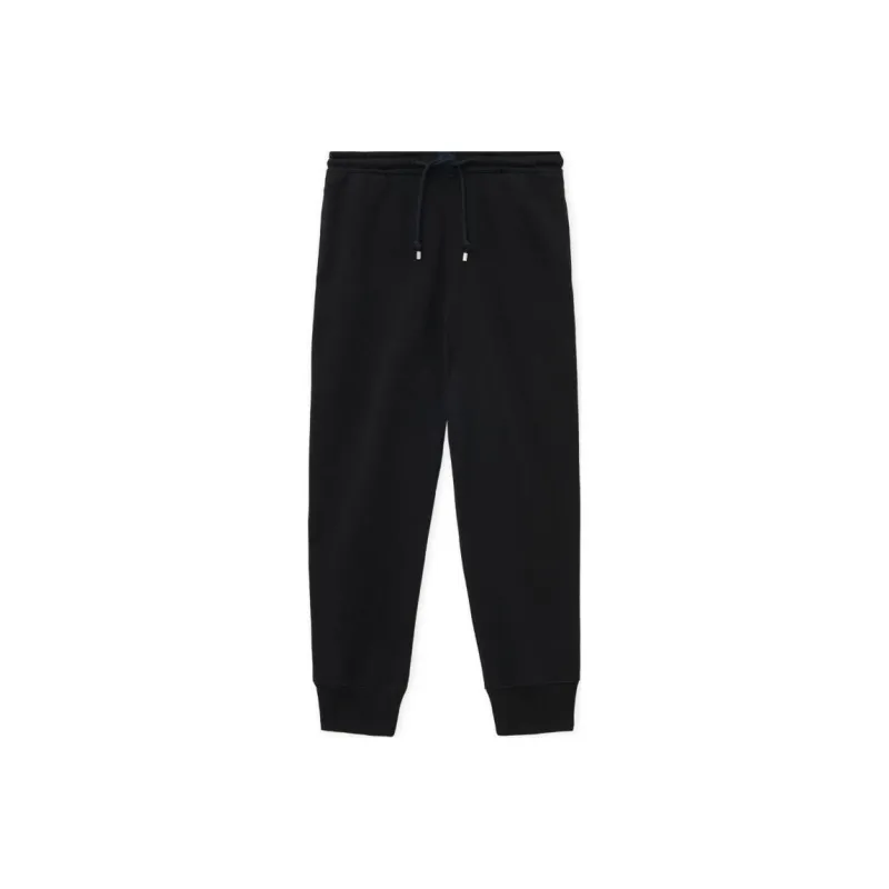 LOEWE SS24 Knitted Sweatpants Men's Black-0