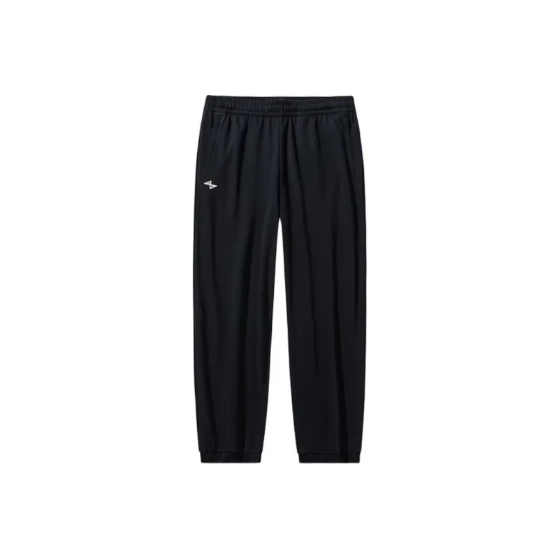 Anta Basketball Collection Knitted Sports Pants Men's Basic Black-0