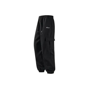 Small Columns Under The Sea Cargo Pants Unisex Black